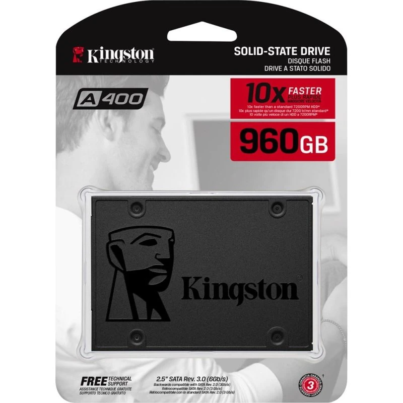 Kingston A400 960 GB 2,5" SSD SATA III