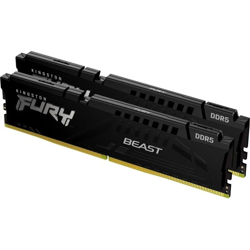 Kingston FURY Beast DDR5 5200 MHz 2×16GB (32GB) CL40 - Sort