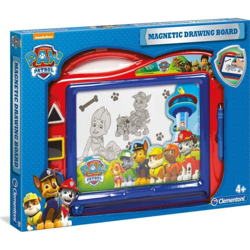 Paw Patrol Magnetisk Tegnebræt med Stempler og Pen