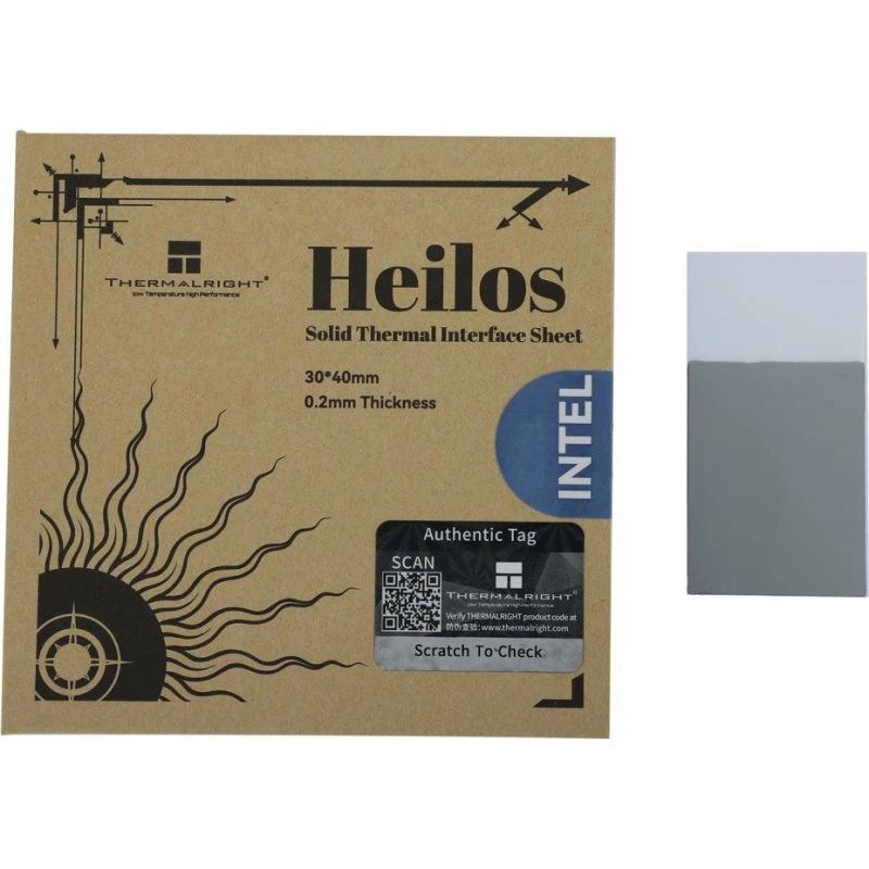 Thermalright Heilos Intel 30×40×0,2 mm termisk pad, grå