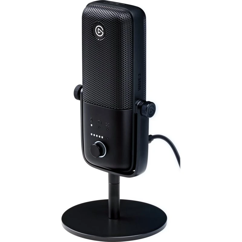Elgato Wave:3 USB-C mikrofon og mixer – sort