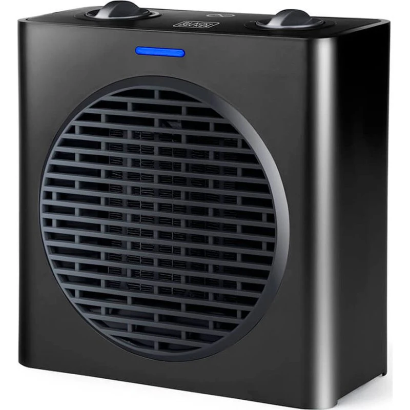 BLACK+DECKER Keramisk varmeblæser 1500W, sort