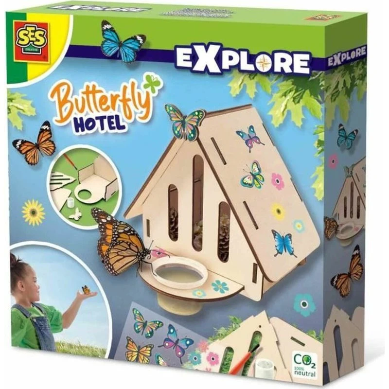 SES Creative Explore – Sommerfuglehotel i papir (5+ år)