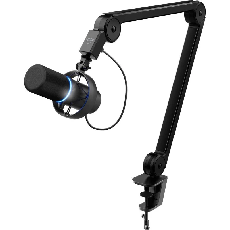 Trust GXT 255+ Onyx USB kondensatormikrofon med arm – sort