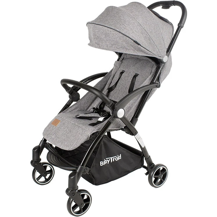 BabyTrold Skagen Rejseklapvogn, Grå