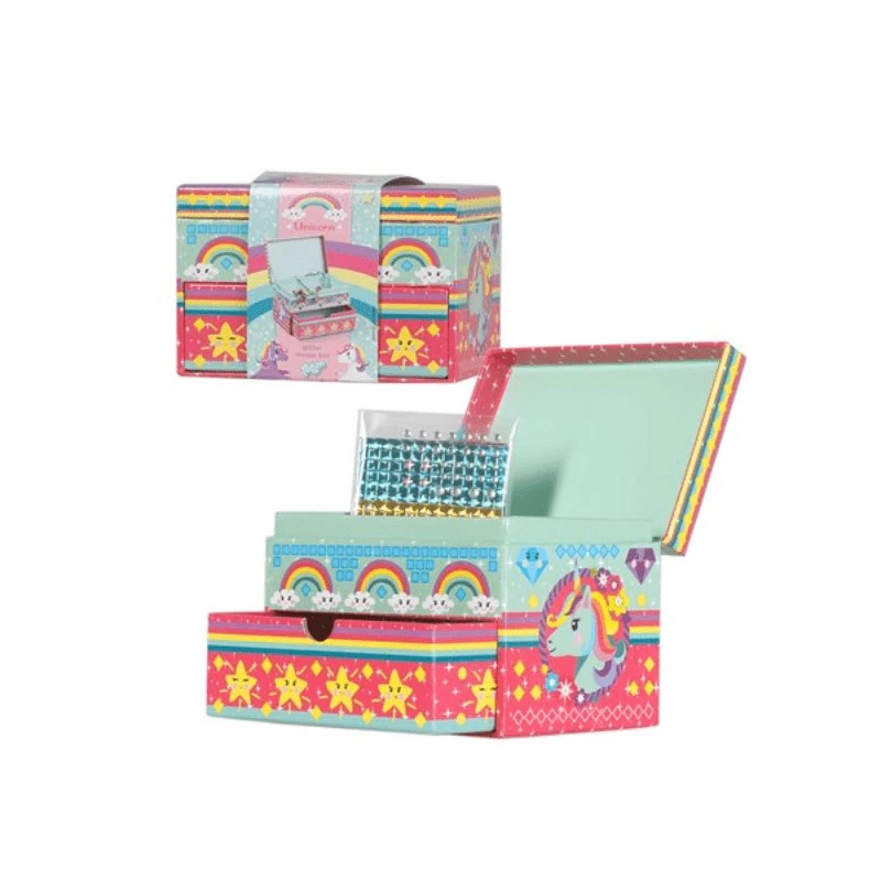 Legekammeraten Enhjørning Mosaikæske – opbevaringsæske