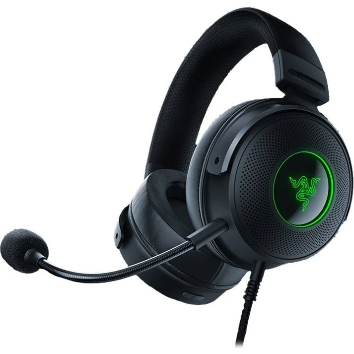 Razer Kraken V3 Hypersense kablet gaming-headset, sort