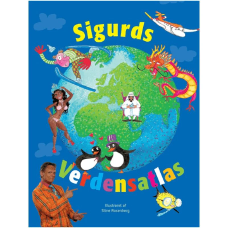Sigurd Barrett: Sigurds Verdensatlas (børnebog med CD)