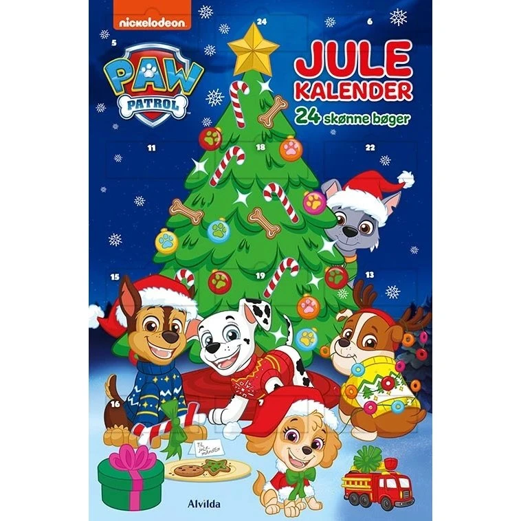 Paw Patrol Julekalender – 24 billedbøger (24 sider hver)