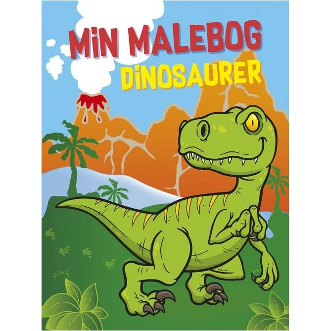 Forlaget Bolden: Min malebog – Dinosaurer