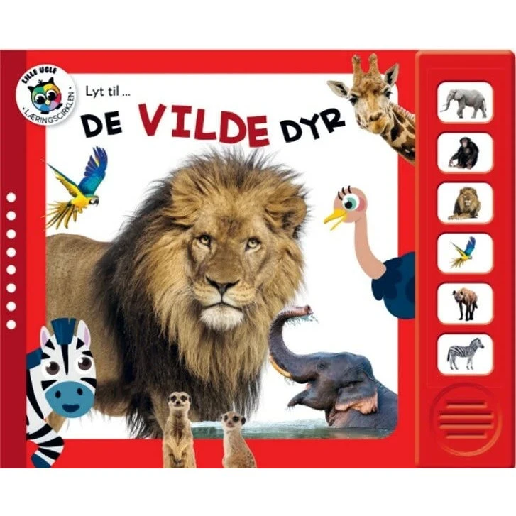 Lyt Til - De vilde dyr (papbog med lydpanel)