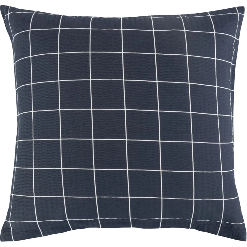 Borg Living Pudebetræk 60x63 cm Blue Check (Blå)