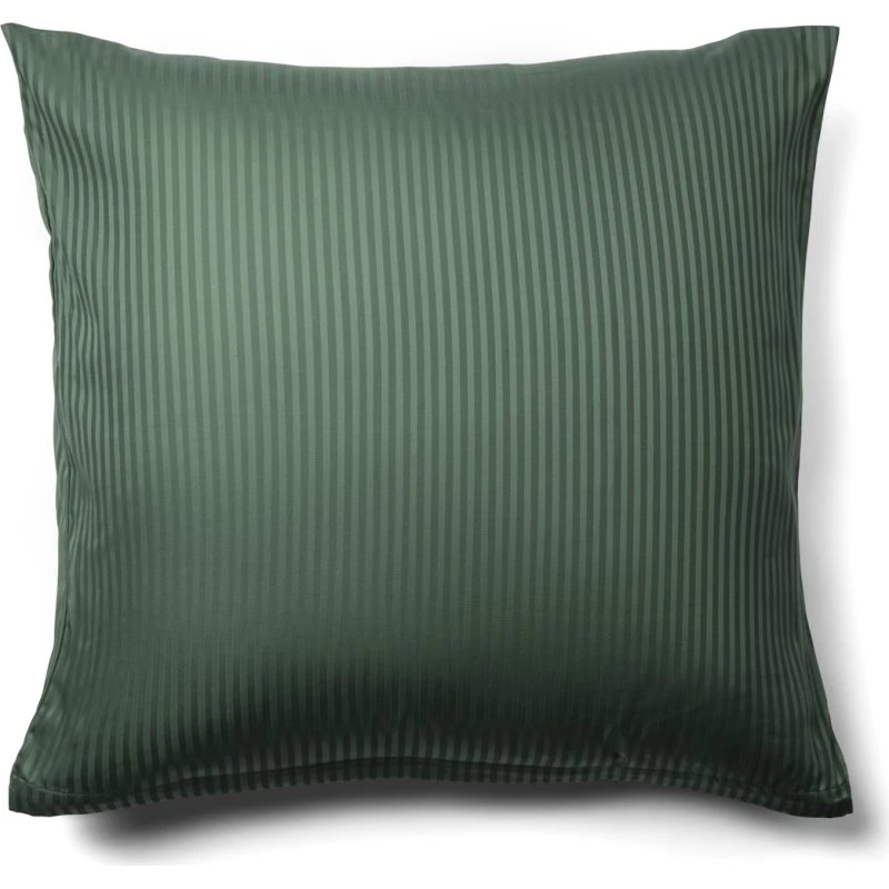 By Borg Pudebetræk 60x63 cm - Egyptisk bomuld, Grøn jacquard