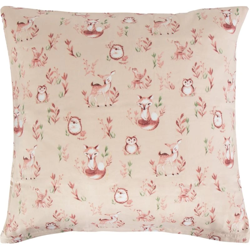 By Night Pudebetræk 60x63 cm Animals Wood - 100% bomuldssatin