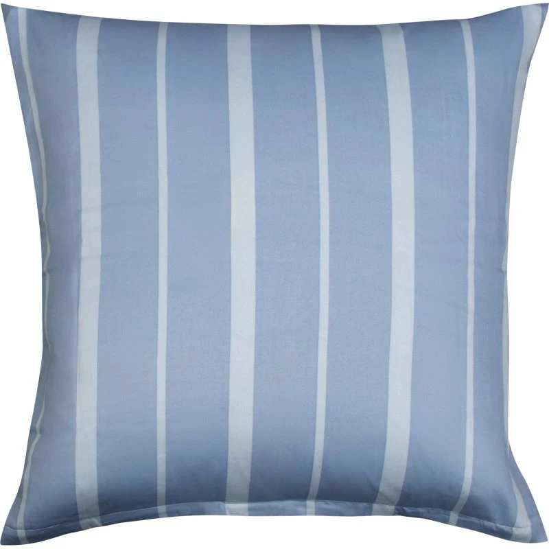 By Borg Pudebetræk 60x63 cm - Bomuldssatin 300 TC, Blå/lyseblå