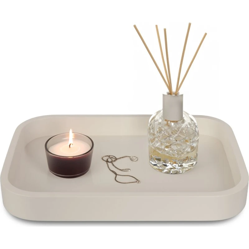 Turiform Urban Brett pyntefad, hvid 27x20x3 cm