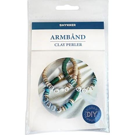 DIY armbånd - clay-perler (fra 4 år)