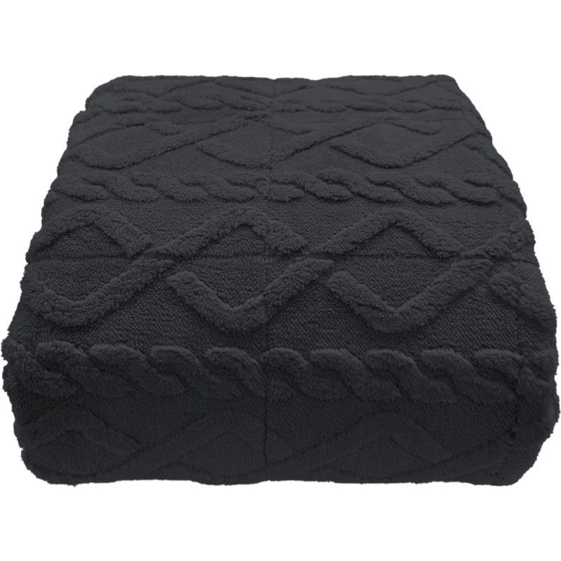 Nordstrand Home vægttæppe 130x170 cm, 3 kg - mørkegrå