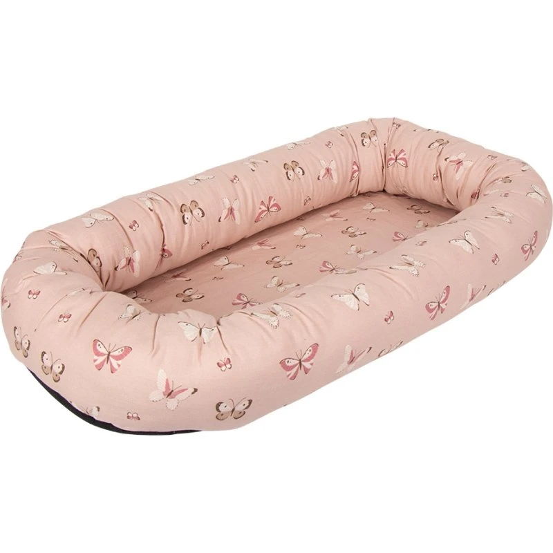 Nordstrand Home Babynest Sommerfugle 82x46x15 cm, lyserød