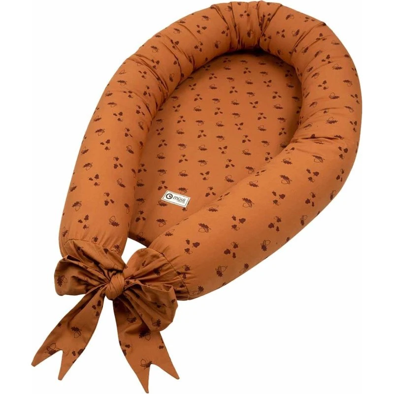 By Green Cotton Müsli babynest 75x40 cm - Acorn (økologisk)