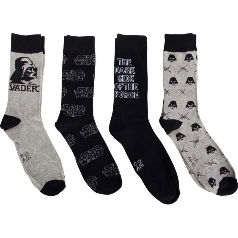 Star Wars herrestrømper 4 par str. 43-45