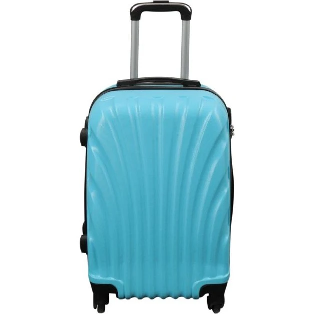 Hardcase kabinekuffert, lille 51 cm - Lyseblå (musling)