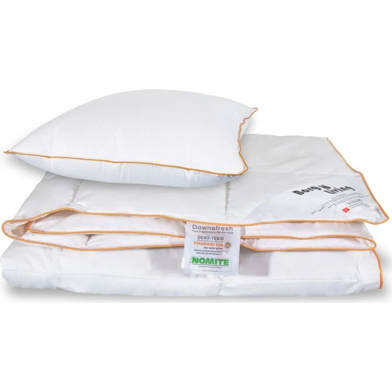 Borg Living sommerdyne sæt 150x210 cm med pude – moskusdun