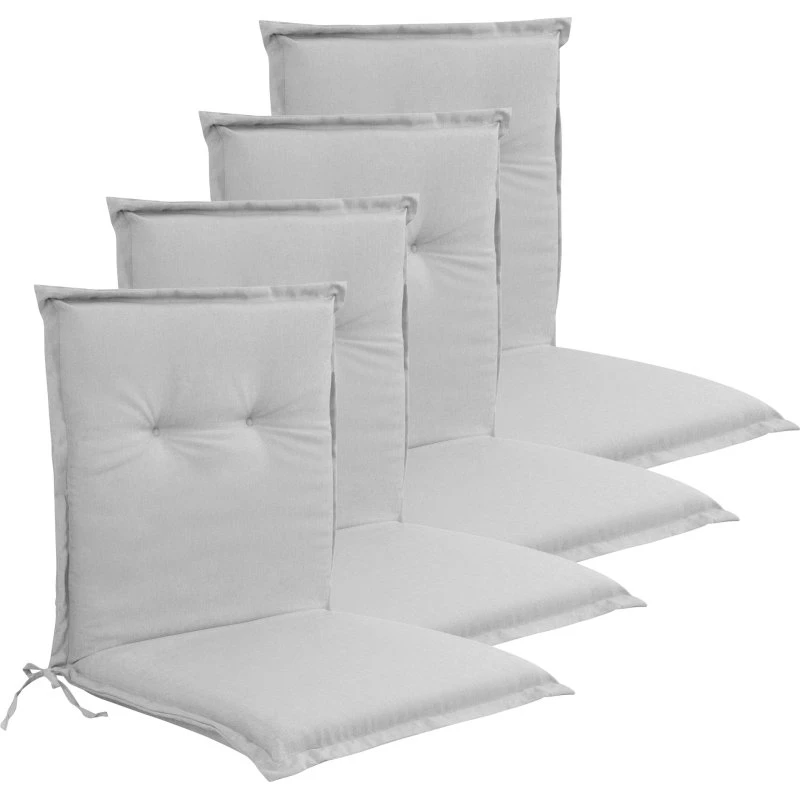 Nordstrand Home Luksus PLUS havehyndepakke 4 stk. 7 cm - lys grå