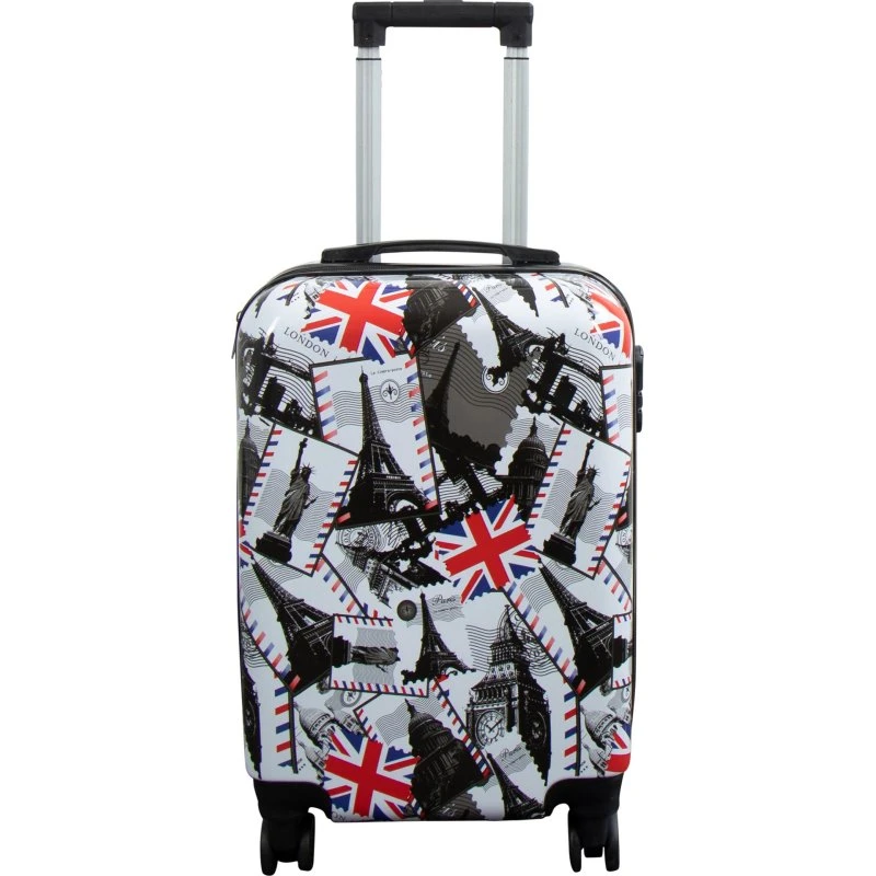 Uden mærke kabinekuffert Hardcase 51 cm – London & Paris