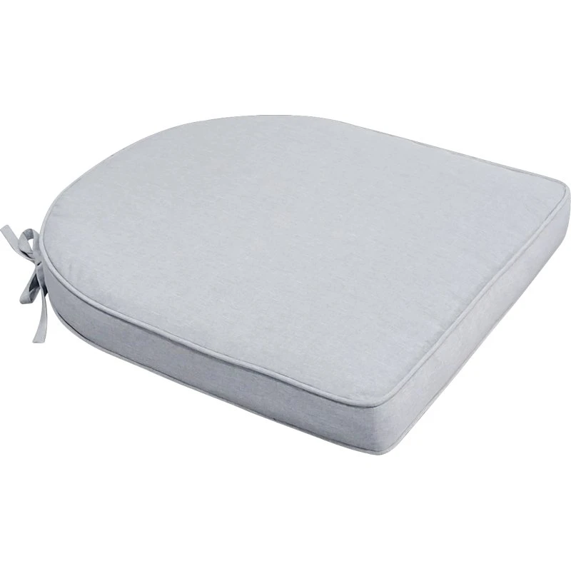 Nordstrand Home siddehynde 48x49 cm 6 cm - lys grå