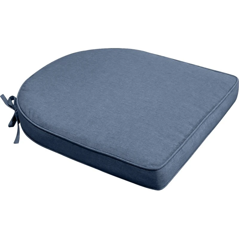 Nordstrand Home siddehynde 48x49 cm – mørkeblå, 6 cm skum