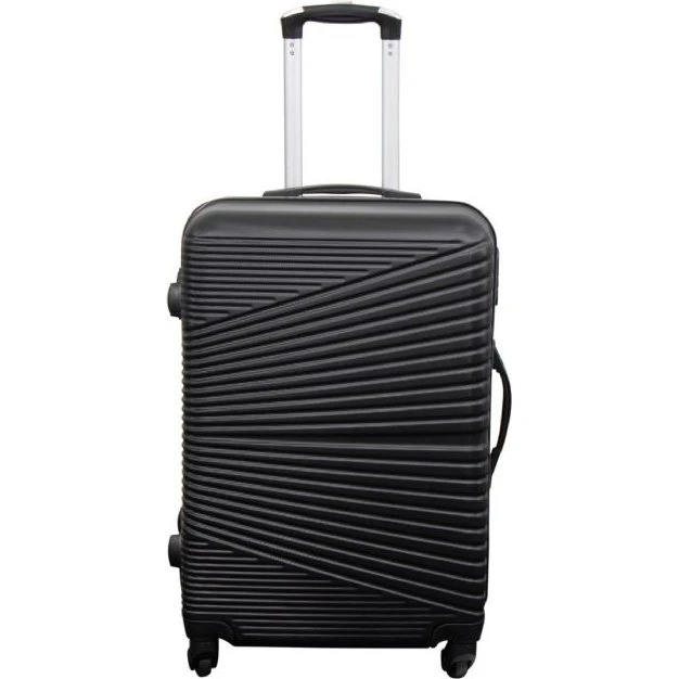 Smart Hardcase kuffert M 60L Nordic sort – 4 hjul & lås
