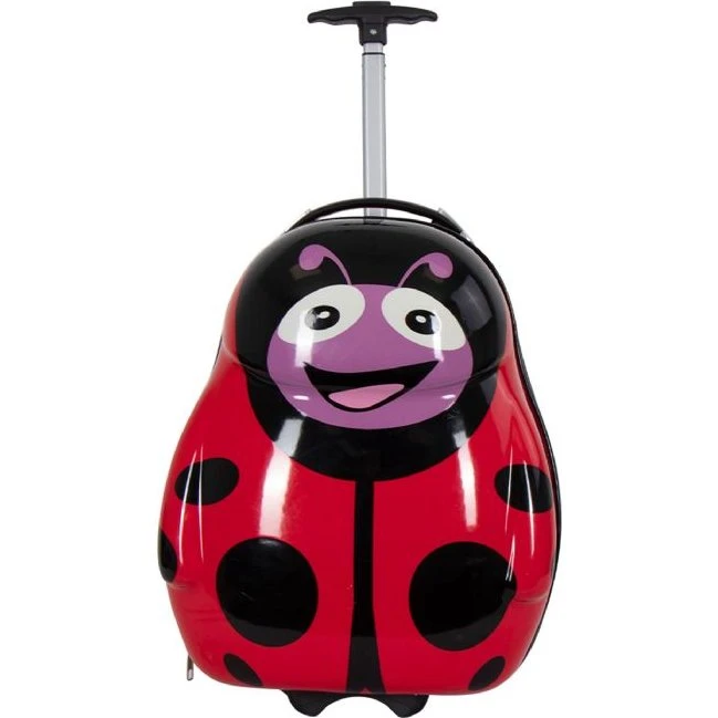 Børnekuffert Mariehøne Kabinekuffert 40x29x20 cm, rød