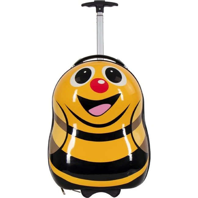 Børnekuffert kabinekuffert 40x29x20 cm – Gul bi (17 L)