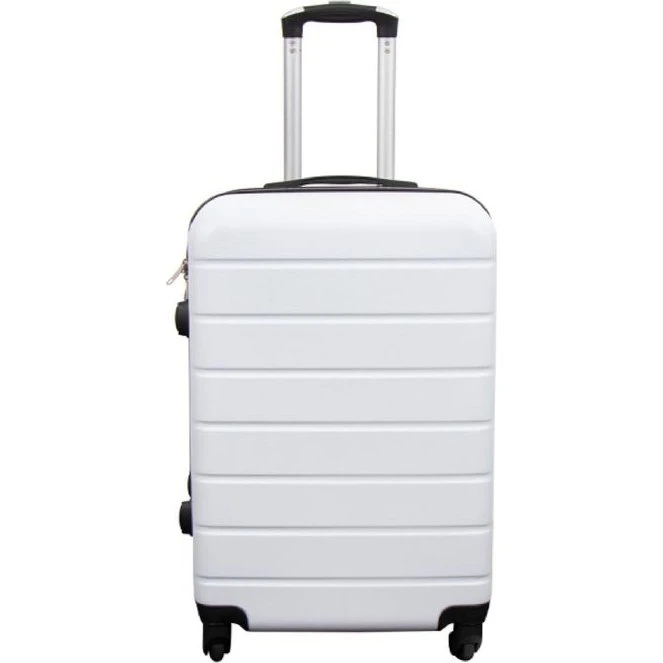 Kuffert Hardcase Mellem 59 cm, Hvid, 69 L, 4 hjul
