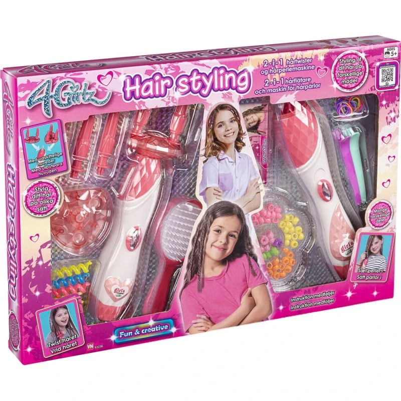 VN Toys 4-Girlz 2-i-1 Hårdekorationssæt (63236)