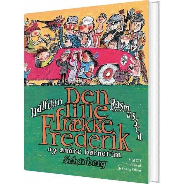 Gyldendal: Den lille frække Frederik med CD (Halfdan Rasmussen)