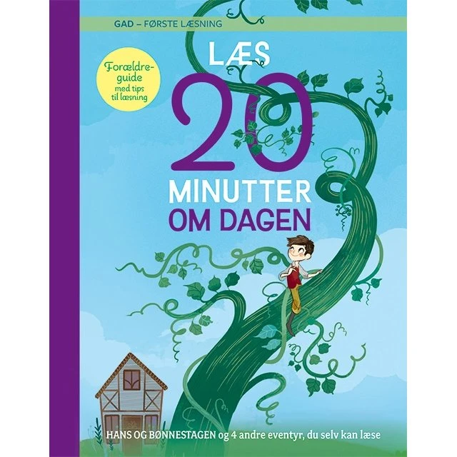 Læs 20 minutter om dagen: Hans og bønnestagen – 5 eventyr