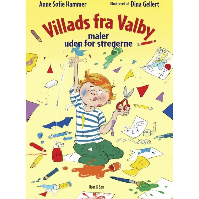 Villads fra Valby: Maler uden for stregerne – hæftet malebog