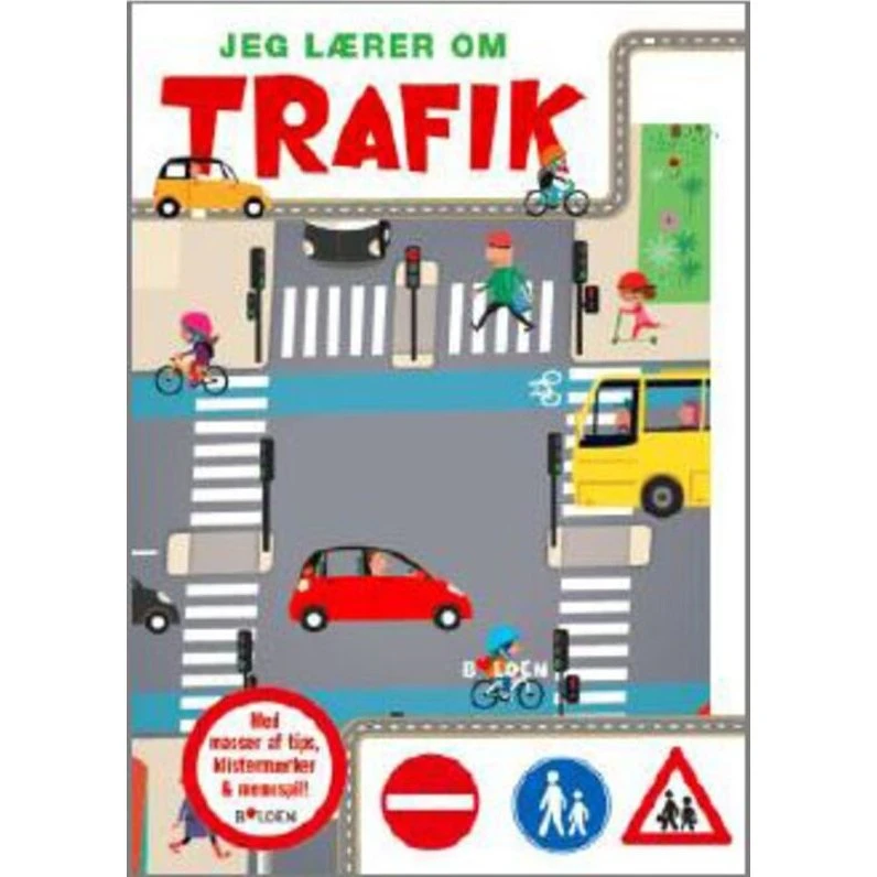 Jeg lærer om trafik – Aktivitetsbog m. klistermærker, hæftet (5-8 år)