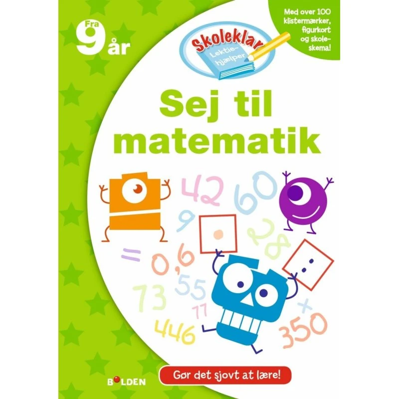 Skoleklar Sej til matematik – Lektiehjælper (hæftet)