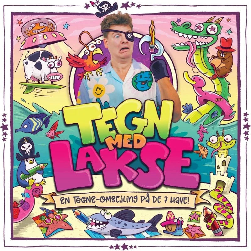 Tegn med Lakse 3 – Lakserytteren (Børnebog, Hardcover)