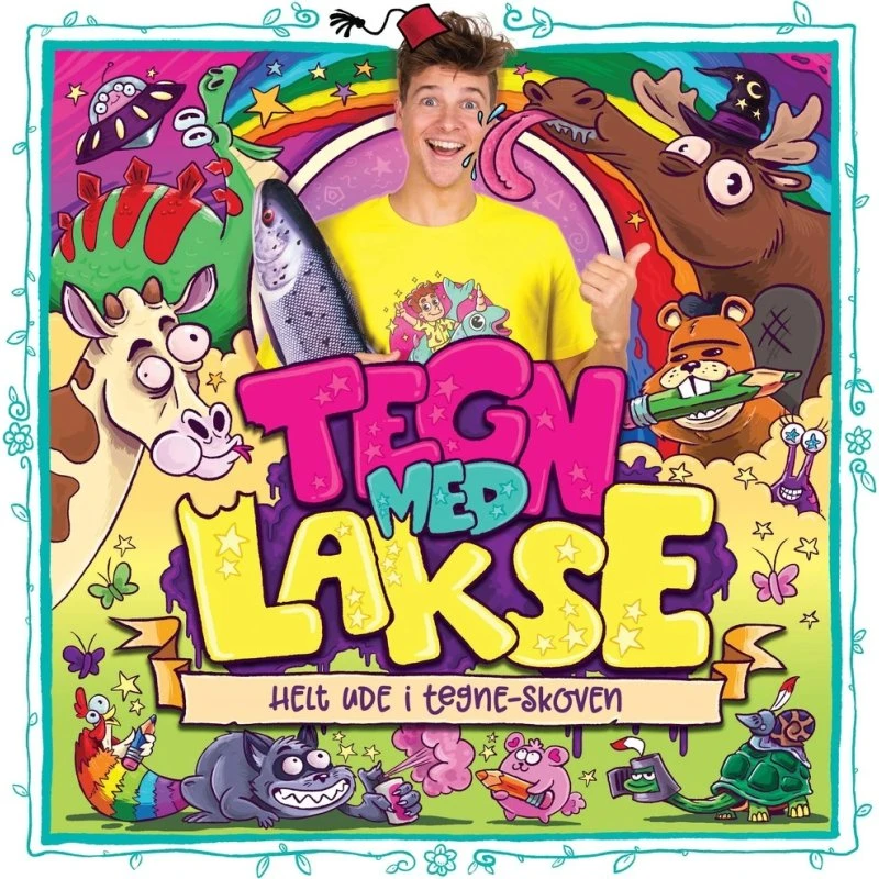 Tegn med Lakse 2 – Tegnebog (hardcover)