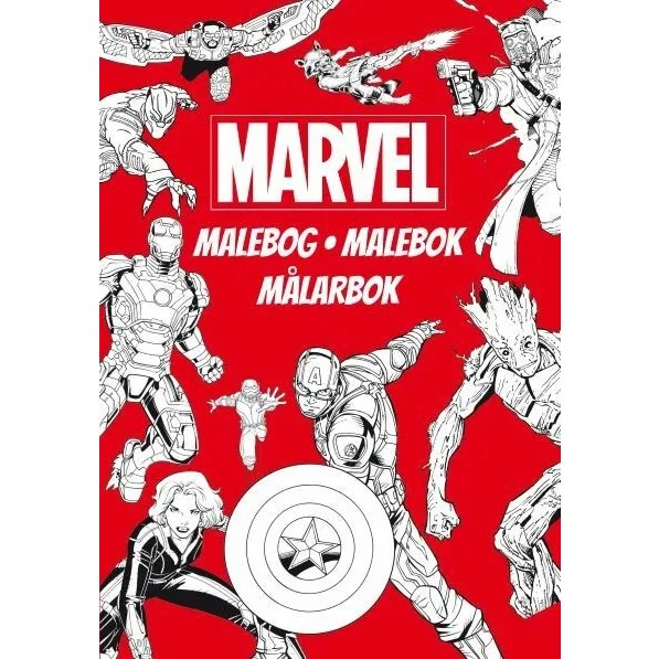 Marvel Malebog – Ultimative Marvel-illustrationer