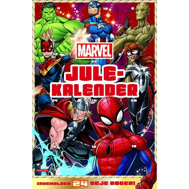 Marvel Julekalender – 24 historiebøger