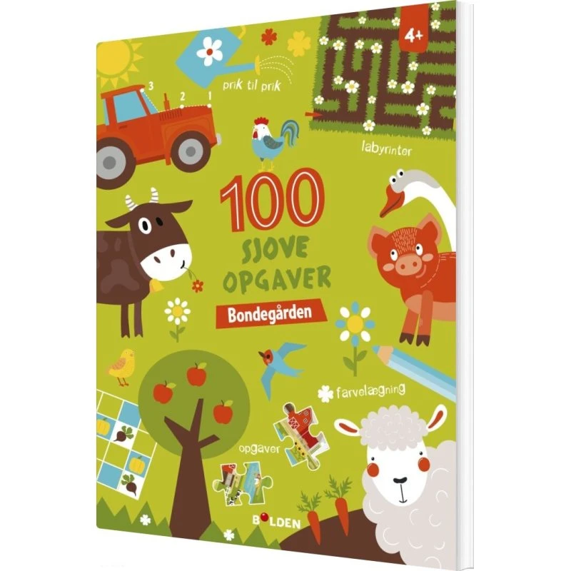 Hobby: 100 Sjove Opgaver - Bondegården (fra 4 år)