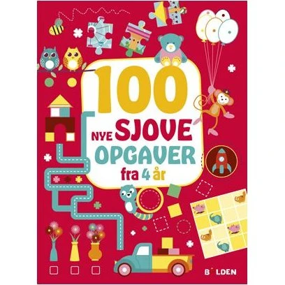 100 Nye Sjove Opgaver - Aktivitetsbog fra 4 år
