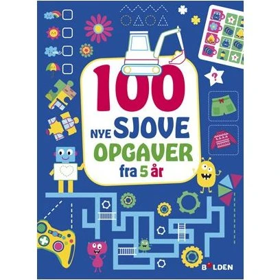 100 Nye Sjove Opgaver – Aktivitetsbog (fra 5 år)