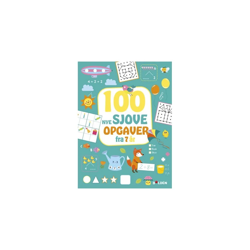 100 nye sjove opgaver – fra 7 år (aktivitetsbog, paperback)