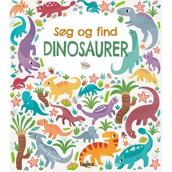 Søg og find dinosaurerne med Tobias T. Rex – papbog